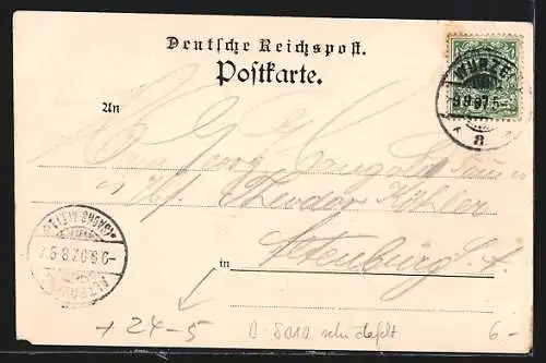 AK Dresden-Plauen, Die Weiseritz-Hochfluth am 30. u. 31. Juli 1897