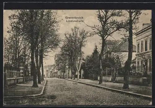 AK Grevenbroich, Blick in die Lindenstrasse