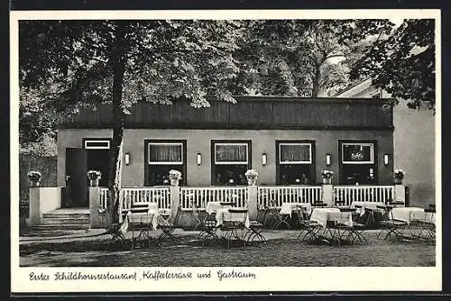 AK Berlin-Charlottenburg, Erstes Schildhornrestaurant E. Brunow