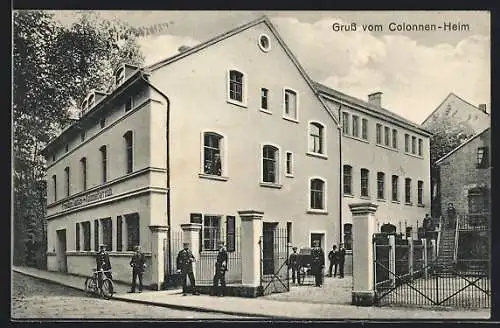 AK Bayreuth, Ortspartie mit Colonnen-Heim