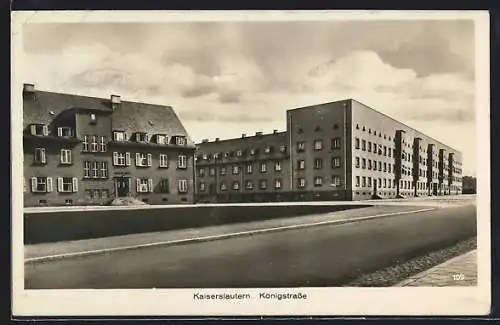 AK Kaiserslautern, Königstrasse mit Gebäuden