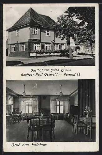 AK Jerichow, Gasthof zur guten Quelle von Paul Osswald