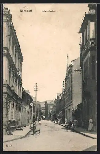 AK Benndorf / Mansfeld, In der Luisenstrasse