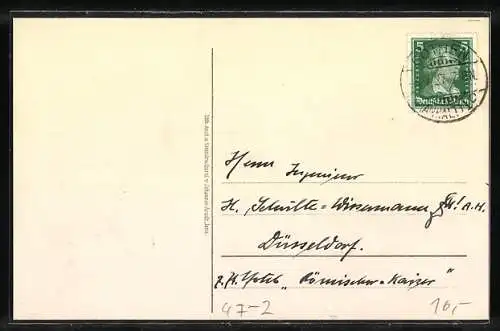 AK Studentenwappen der Corps Markomannia