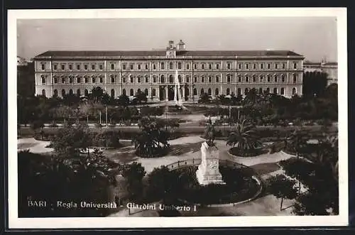 AK Bari, Regia Università, Giardini Umberto I.