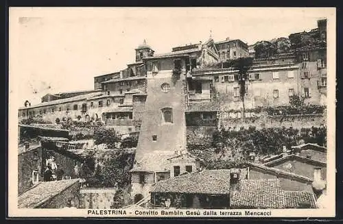 AK Palestrina, Convitto Bambin Gesu dalla terrazza Mencacci