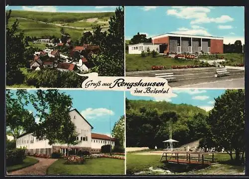 AK Rengshausen im Beisetal, Ortstotale, Parkanlagen