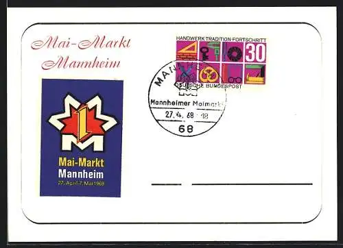 AK Mannheim, Mai-Markt 1968