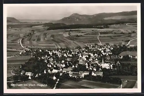 AK Böhringen /Urach, Gesamtansicht mit Umgebung, Fliegeraufnahme