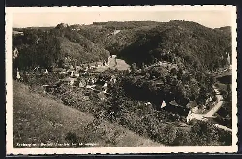 AK Seeburg / Münsingen, Ort mit Schloss Uhenfels