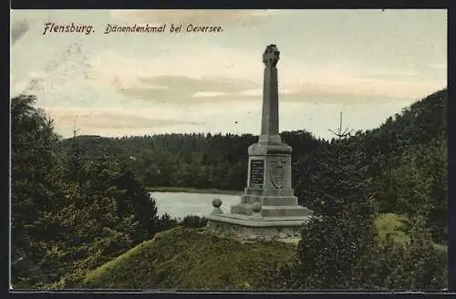 AK Flensburg, Dänendenkmal bei Oeversee