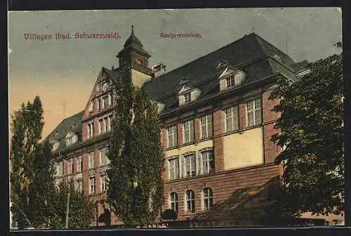 AK Villingen /Schwarzwald, Das Realgymnasium