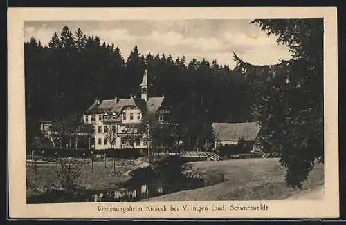 AK Villingen /Schwarzwald, Genesungsheim Kirneck mit Brücke