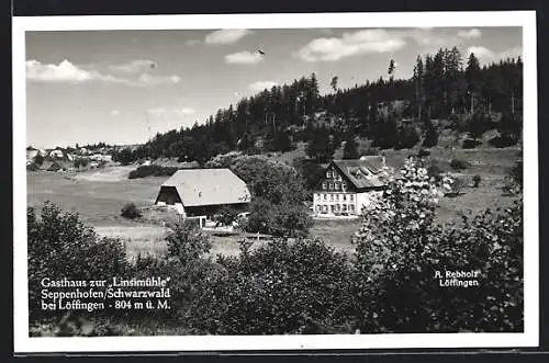 AK Seppenhofen /Schwarzwald, Gasthaus zur Linsimühle