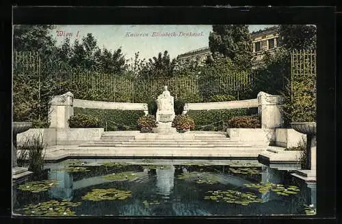 AK Wien, Kaiserin Elisabeth (Sissi) von Österreich Denkmal