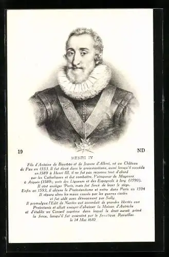 AK Henry IV. von Frankreich