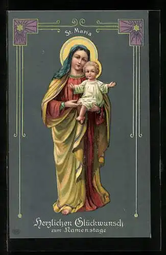 AK Maria mit dem Christuskind
