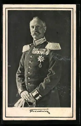 AK Portrait Herzog Friedrich II. von Baden