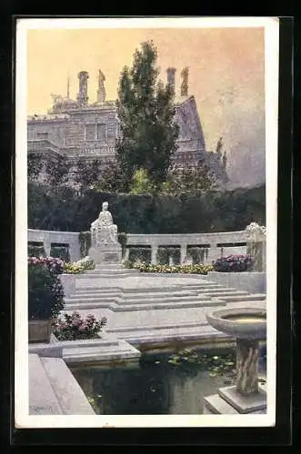 AK Wien, Kaiserin Elisabeth (Sissi) Denkmal im Volksgarten