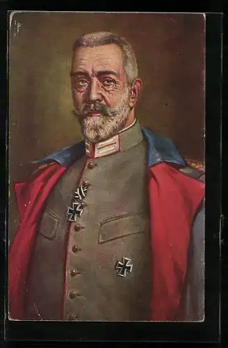 AK Reichskanzler von Bethmann Hollweg in Uniform