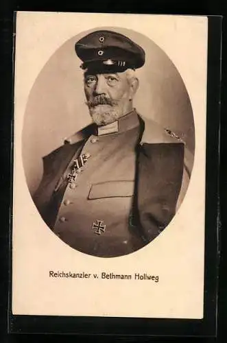 AK Portrait des Reichskanzlers von Bethmann Hollweg