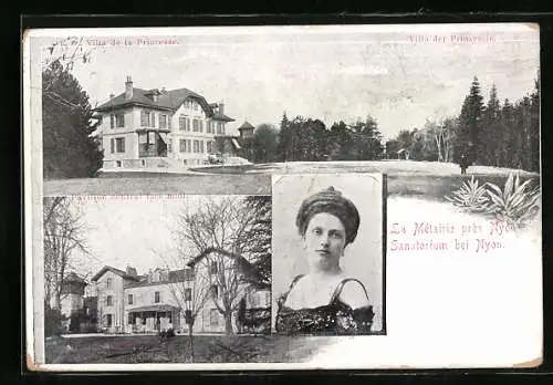 AK Prinzessin Louise von Toskana und ihre Villa