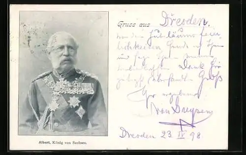 AK Albert, König von Sachsen