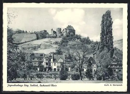 AK Bacharach /Rhein, Jugendherberge Burg Stahleck