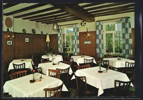 AK Nierstein /Rhein, Hotel Zum Alten Vater Rhein, Bes. Herbert Faisst, Grosse Fischergasse 4