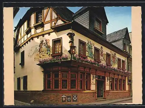 AK Bingen /Rhein, Hotel Goldener Kochlöffel, Fritz Weinberg