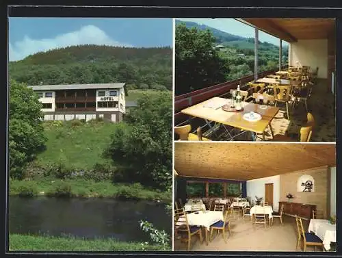 AK Bollendorf, Hotel Am Wehr, Inh. W. Funk