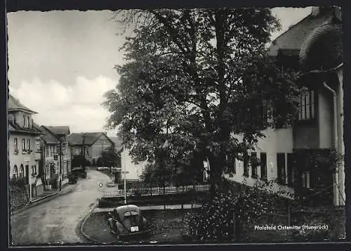 AK Pfalzfeld / Hunsrück, Partie in der Ortsmitte