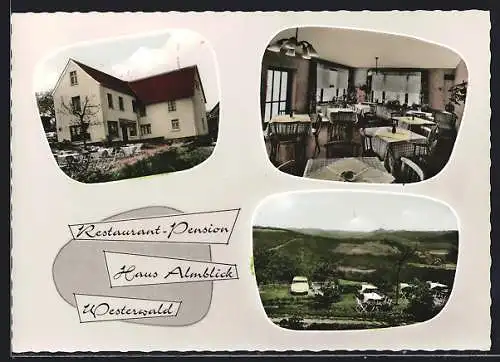 AK Glockscheid-Waldbreitbach, Restaurant-Pension Haus Almblick