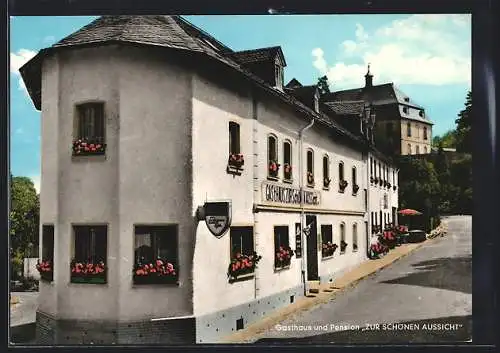 AK Molsberg /Westerwald, Gasthaus und Pension Zur schönen Aussicht Heinrich Metternich