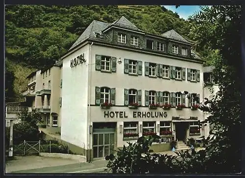 AK St. Goarshausen a. Rhein, Hotel Erholung Lilly Pohl