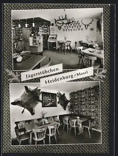AK Heidenburg /Mosel, Café-Restaurant zum Jägerstübchen, Hauptstrasse 156