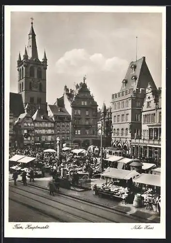 AK Trier, Blick auf den Hauptmarkt