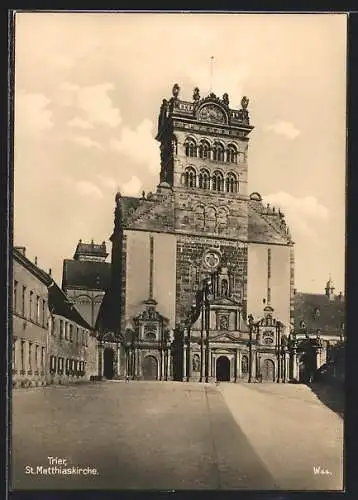 AK Trier, An der St. Matthiaskirche