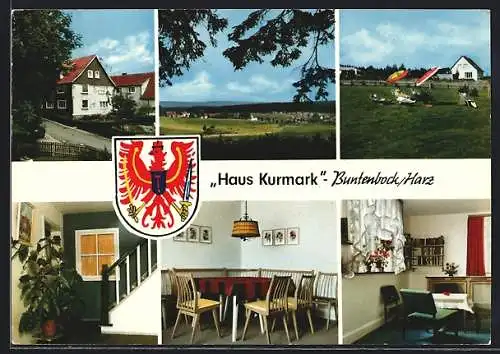 AK Buntenbock, Haus Kurmark, Aussen- und Innenansicht