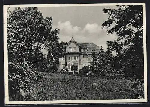 AK Hahnenklee im Oberharz, Hotel Villa Waldfrieden