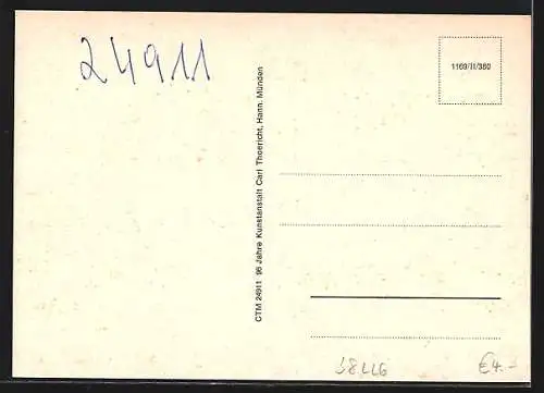 AK Salzgitter-Bad, Strassenpartie im Stadtkern, Springbrunnen