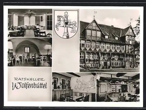AK Wolfenbüttel, Gasthaus Ratskeller von O. Schmidt