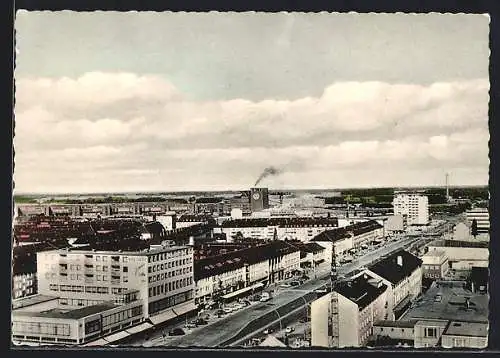 AK Wolfsburg / VW-Werk, Ortsansicht, Porschestrasse