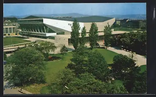 AK Wien, Stadthalle mit Anlagen von oben