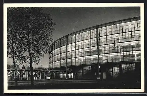 AK Dortmund, Westfalenhalle, Eingang mit Kassenvorbau