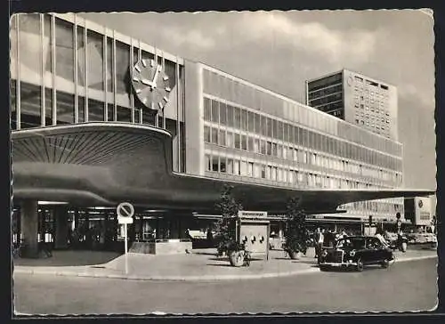 AK München, Blick zum Hauptbahnhof