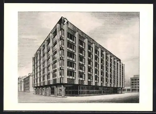 Künstler-AK Wien, Zentralsparkasse, Vordere Zollamtsstrasse 13