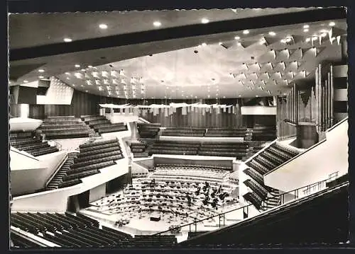 AK Berlin, Innenansicht der neuen Philharmonie