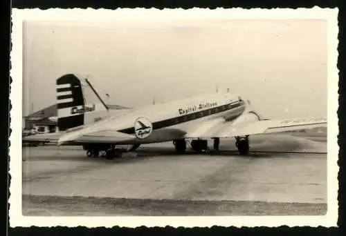 Fotografie Flugzeug Douglas DC-3, Passagierflugzeug der Capital Airlines