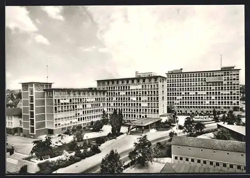 AK Schwäbisch Hall, Die Verwaltungsgebäude der Bausparkasse Schwäbisch Hall AG